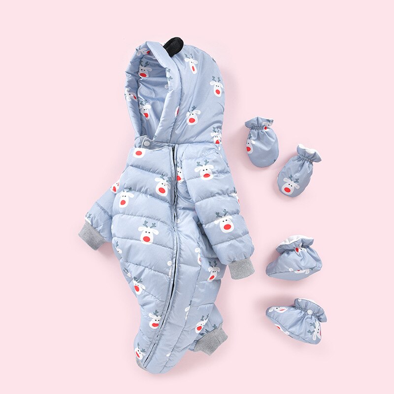 Baby Winter Suit Hooded Overall